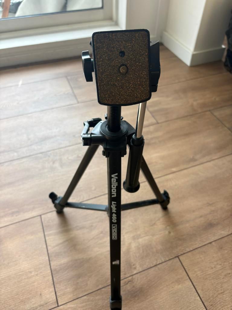 Velbon Light 460 Video statief, Gebruikt, Minder dan 150 cm, Met balhoofd, Ophalen of Verzenden