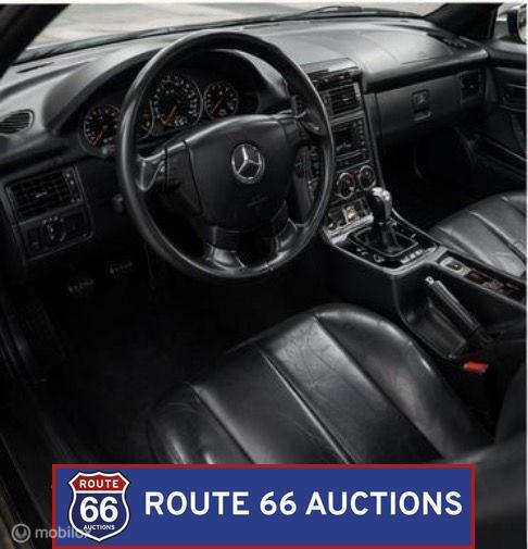 Mercedes-Benz SLK 32 AMG | 1999 | Route 66 Auctions, Auto's, Oldtimers, Overige carrosserieën, Zwart, Mercedes-Benz, Bedrijf