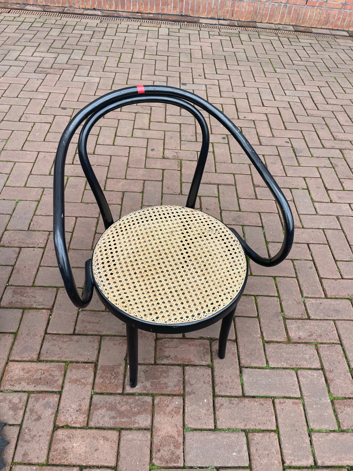 Unieke Thonet stoel met rotan zitting, Ophalen of Verzenden