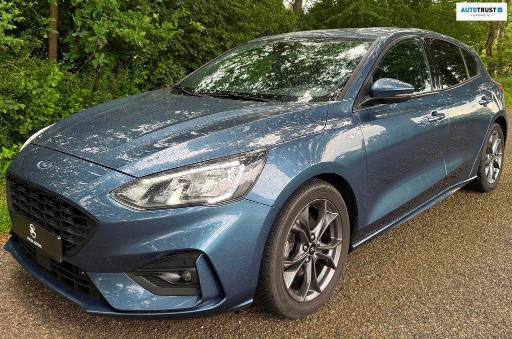 Ford Focus 1.5 EcoBoost ST Line 151PK Business 2019 LED NAVI, Auto's, Stof, Gebruikt, Blauw, Origineel Nederlands