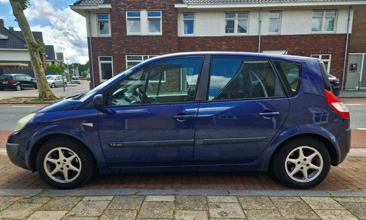 Renault Scénic 1.6 16V 83KW  APK 04-27, Auto's, Voorwielaandrijving, Stof, 4 cilinders, Blauw