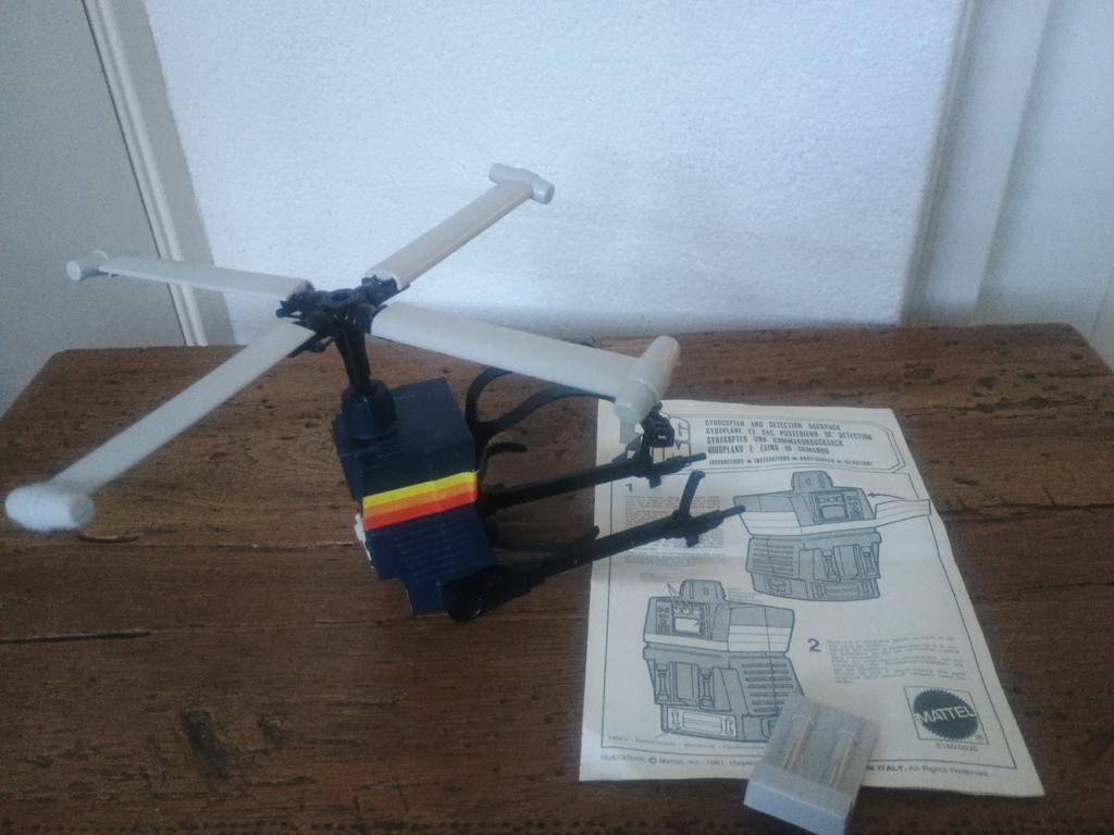 Mattel Big Jim Gyrocopter and detection Backpack, Ophalen of Verzenden, Gebruikt