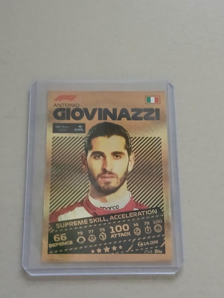 Antonio Giovinazzi Topps Turbo Attax 2021 F1 Kaart, Hobby en Vrije tijd, Verzamelkaartspellen | Overige, Ophalen of Verzenden