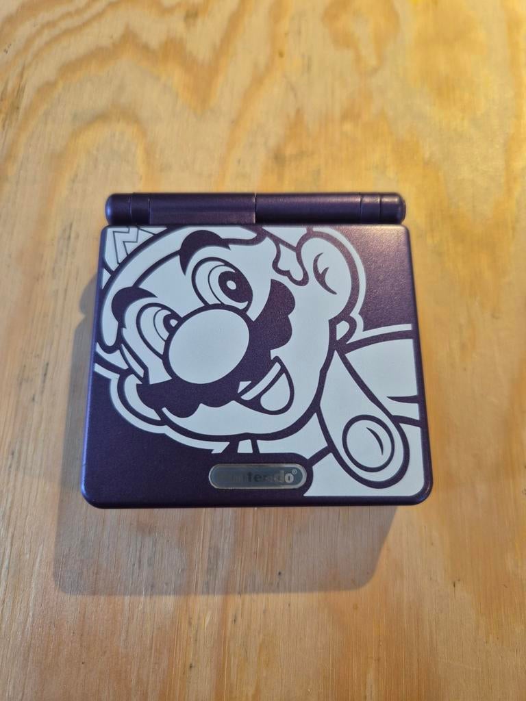 Nintendo Game Boy Advance SP Mario Edition (ZONDER GAME), Spelcomputers en Games, Spelcomputers | Nintendo Game Boy, Ophalen of Verzenden