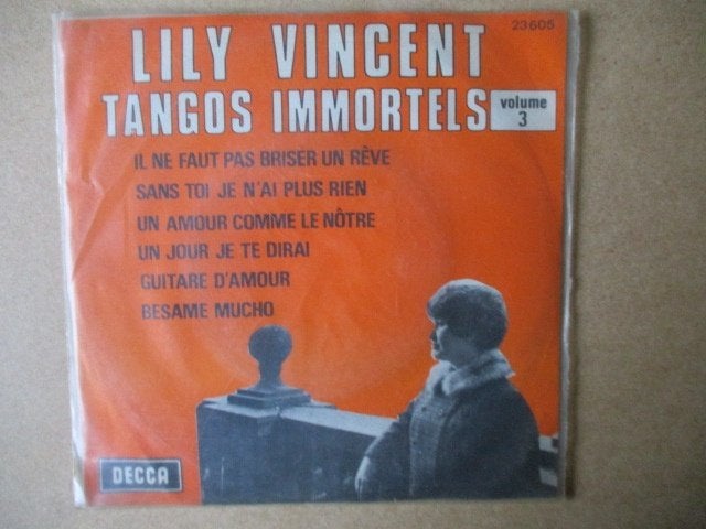 s5193 lily vincent - tangos immortes vol.3, Ophalen, Gebruikt, 7 inch, Overige genres