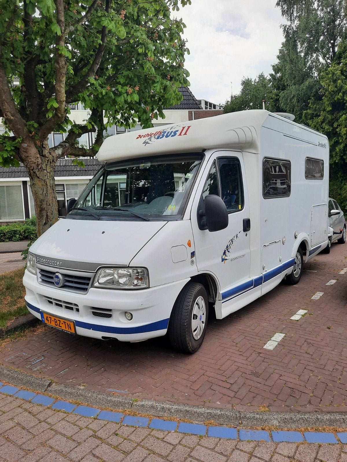 Dethleffs globetrotter 2, Caravans en Kamperen, Ringverwarming, Fiat, Tot en met 2, Particulier