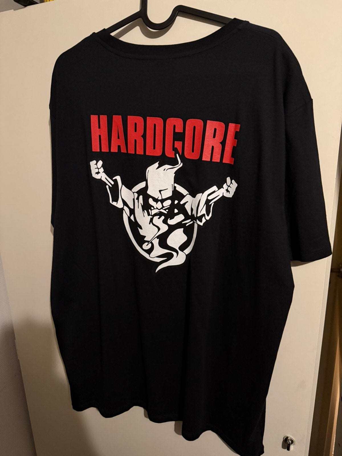 Thunderdome die hard hardcore shirt xxl, Kleding | Heren, T-shirts, Ophalen of Verzenden, Zo goed als nieuw, Overige maten, Zwart
