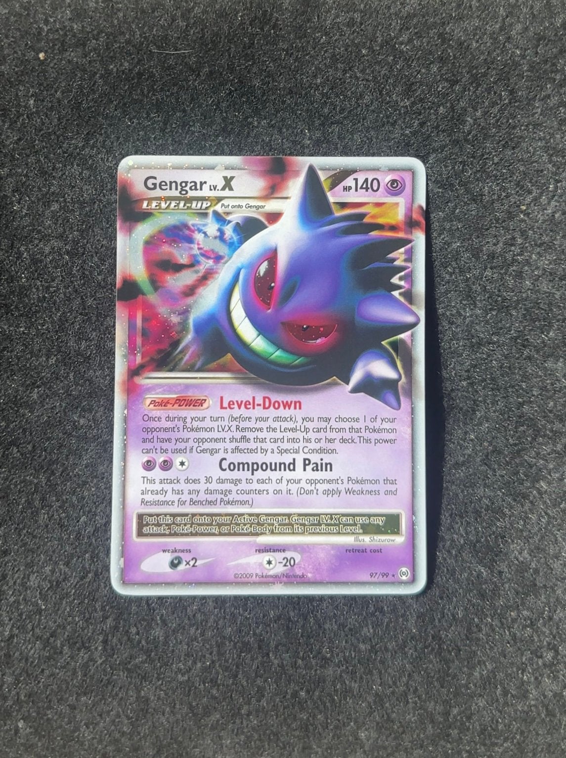 Gengar Lv.X #97 | Pokemon Arceus | Ruilen Mogelijk, Ophalen, Zo goed als nieuw, Foil