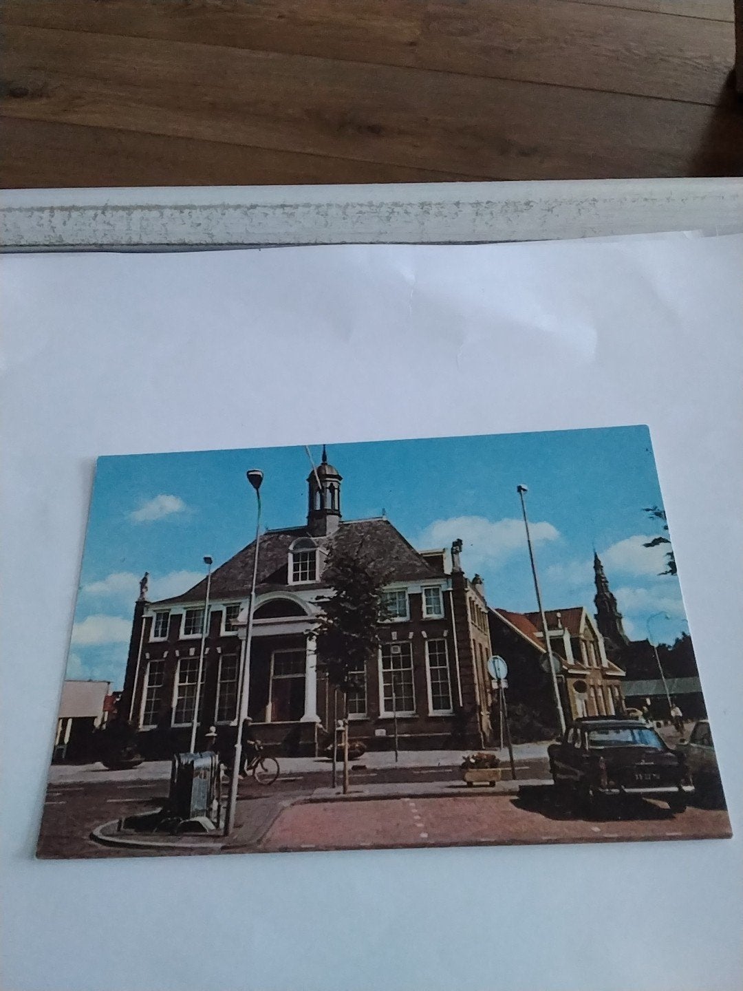 Oude ansichtkaart Heemskerk - Gemeentehuis, Ophalen of Verzenden, 1960 tot 1980, Gelopen, Noord-Holland