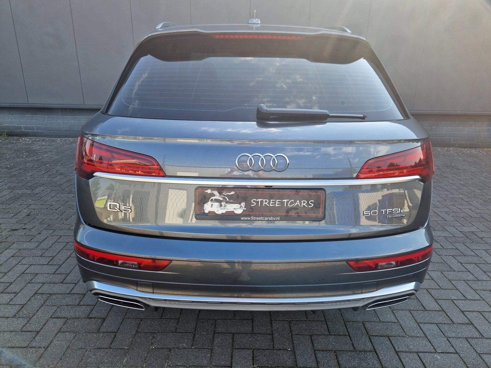 Audi Q5 50 TFSI e S edition SOH 100% /ACC /Matrix /Trekhaak, Automaat, Gebruikt, Zwart, 4 cilinders