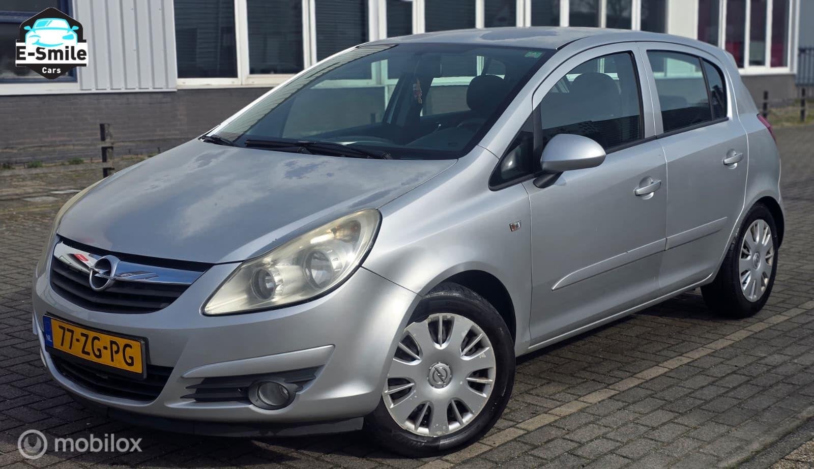 Opel Corsa 1.2-16V Enjoy/APK/Airco/EleckRamen/Fietsendrager, Auto's, Opel, Voorwielaandrijving, Gebruikt, 4 cilinders, 1229 cc