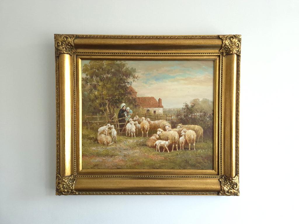 Antiek olieverf schilderij, Ophalen