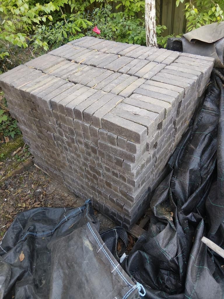 Gebakken klinkers ca 10 m2 waaltjes, Tuin en Terras, Tegels en Klinkers, Ophalen, Nieuw, 5 tot 10 m², Klinkers
