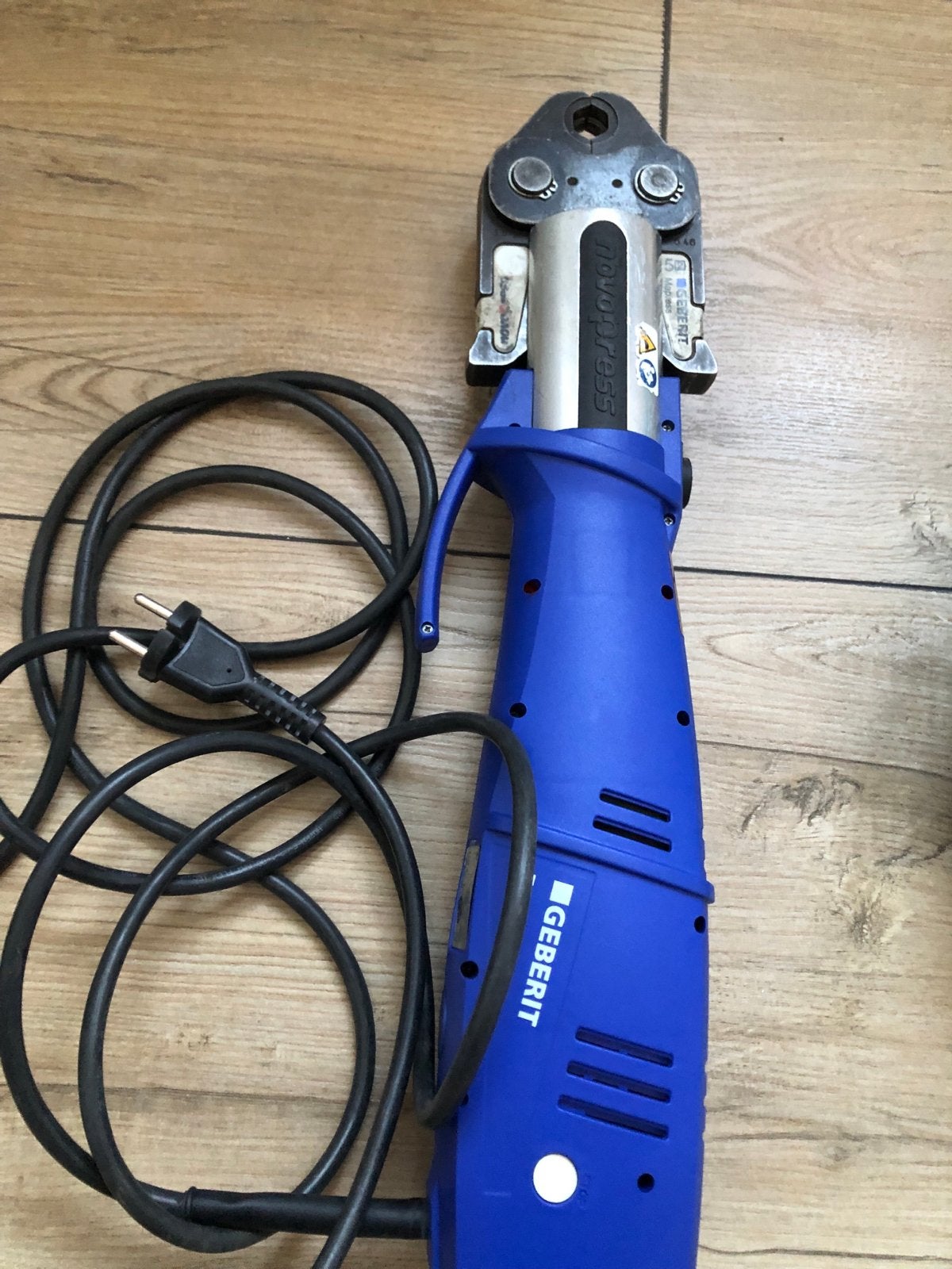 Geberit Mapress Perstang ECO 201 met persbek 15mm, Ophalen, Gebruikt