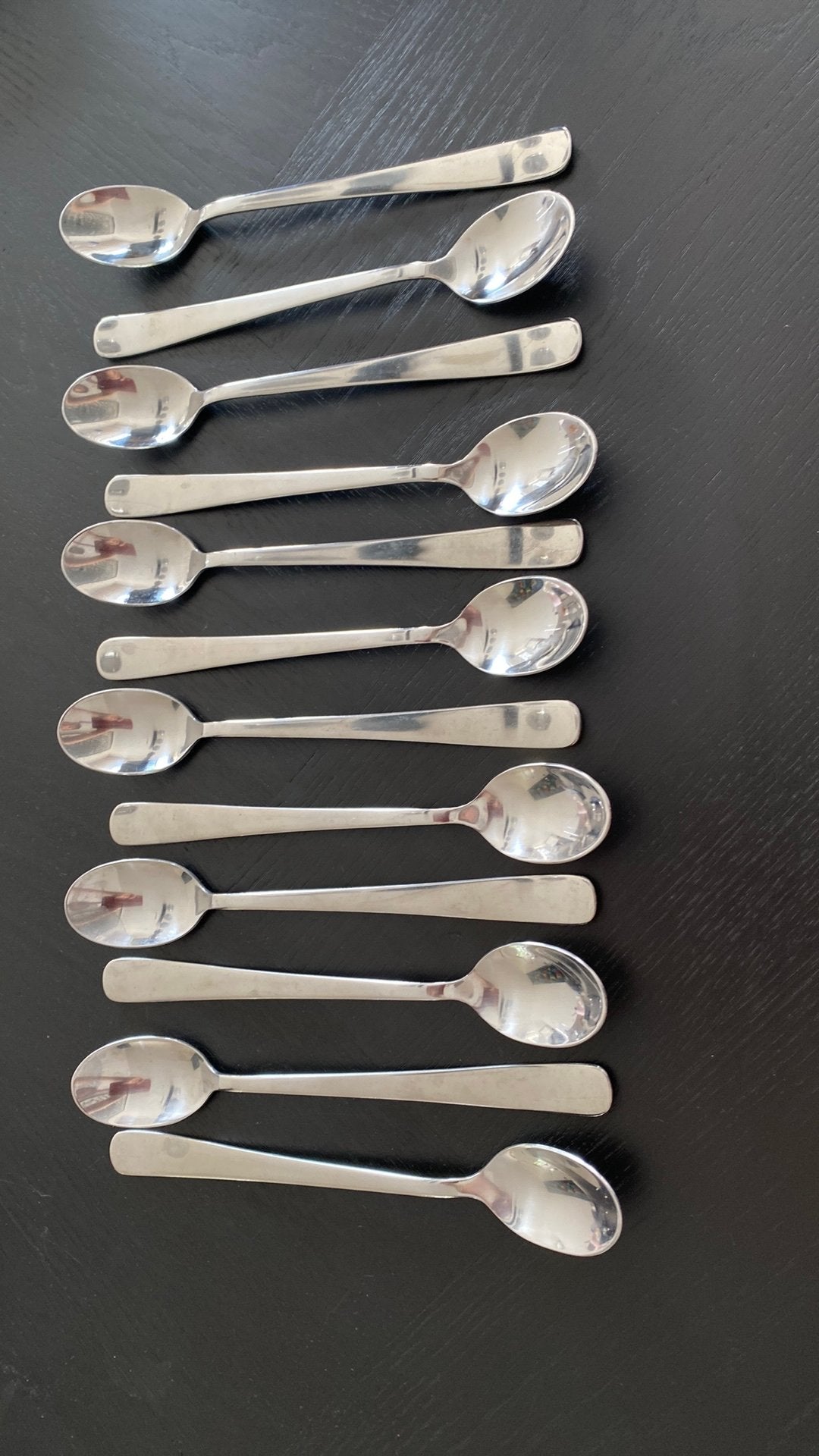 Ikea 22185 sorbetlepels 12x, Ophalen of Verzenden, Rvs of Chroom
