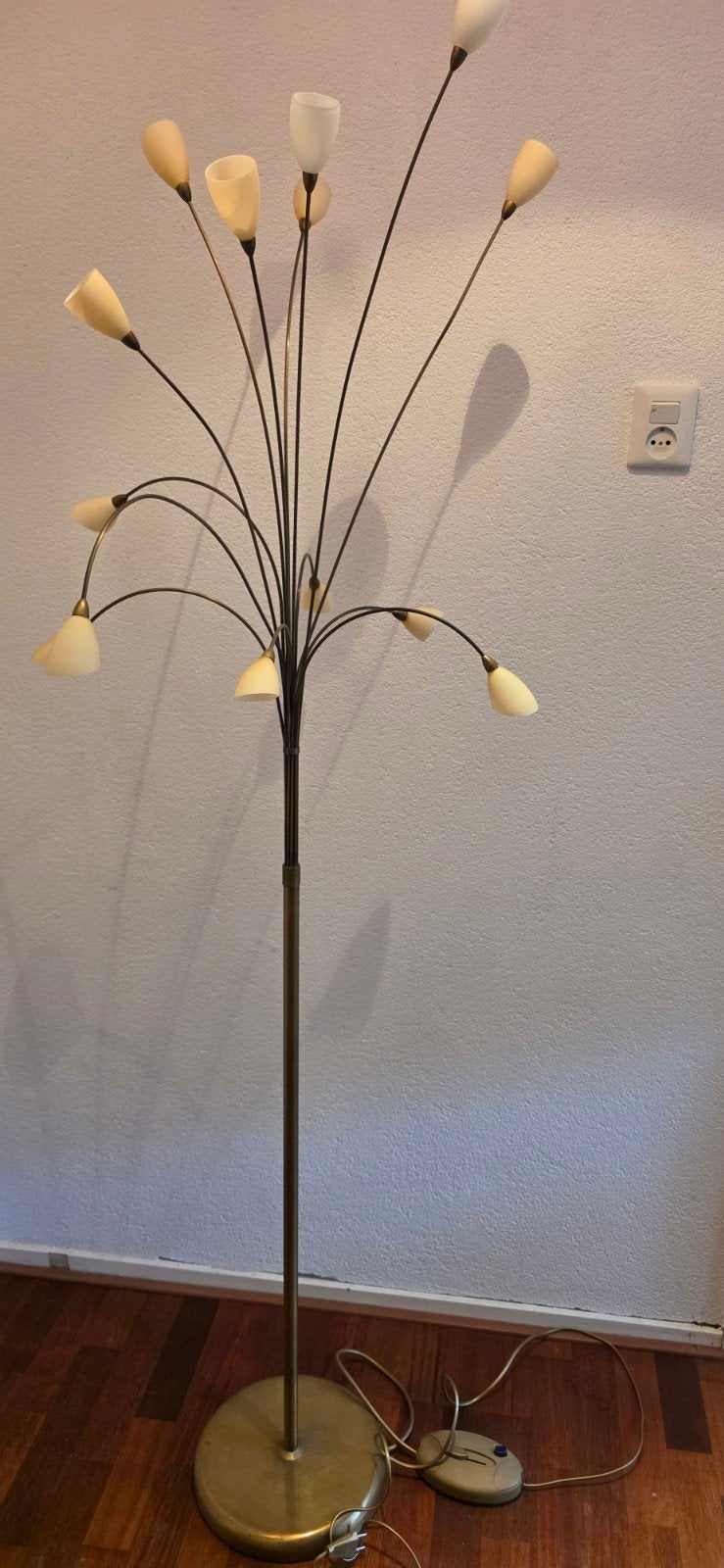 Steinhauer Vloerlamp 135- Stijlvolle Verlichting, Gebruikt, Ophalen of Verzenden, Glas, Klassiek, Modern, Sfeervol