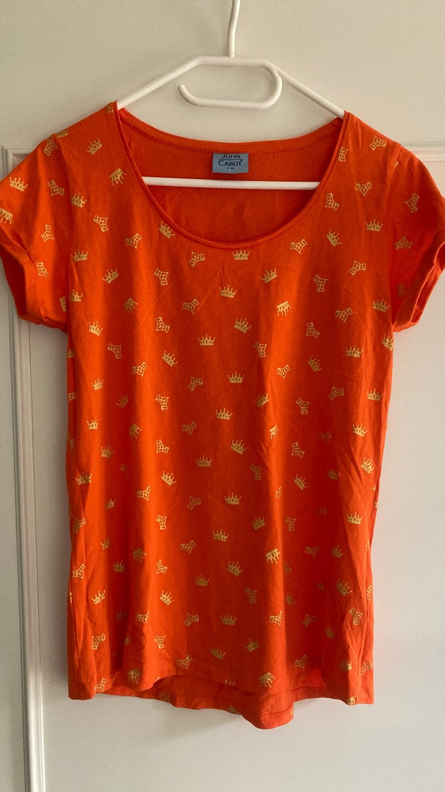 VOETBAL Oranje T-shirt, Kleding | Dames, T-shirts, Oranje, Ophalen of Verzenden, Zo goed als nieuw, Korte mouw
