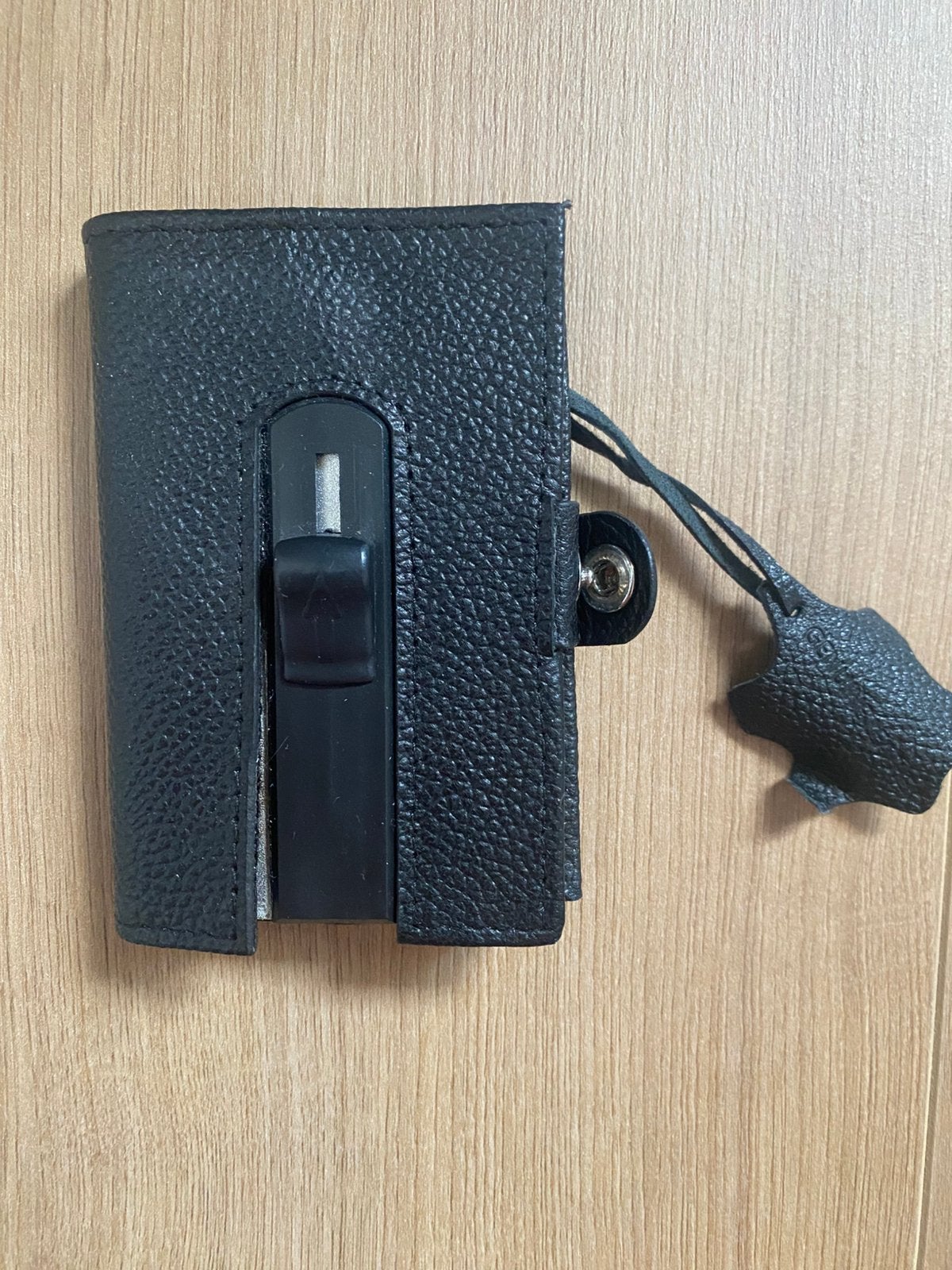 Nieuw portemonee pasjes houder zwart leer pashouder geld, Sieraden, Tassen en Uiterlijk, Portemonnees, Ophalen of Verzenden, Nieuw