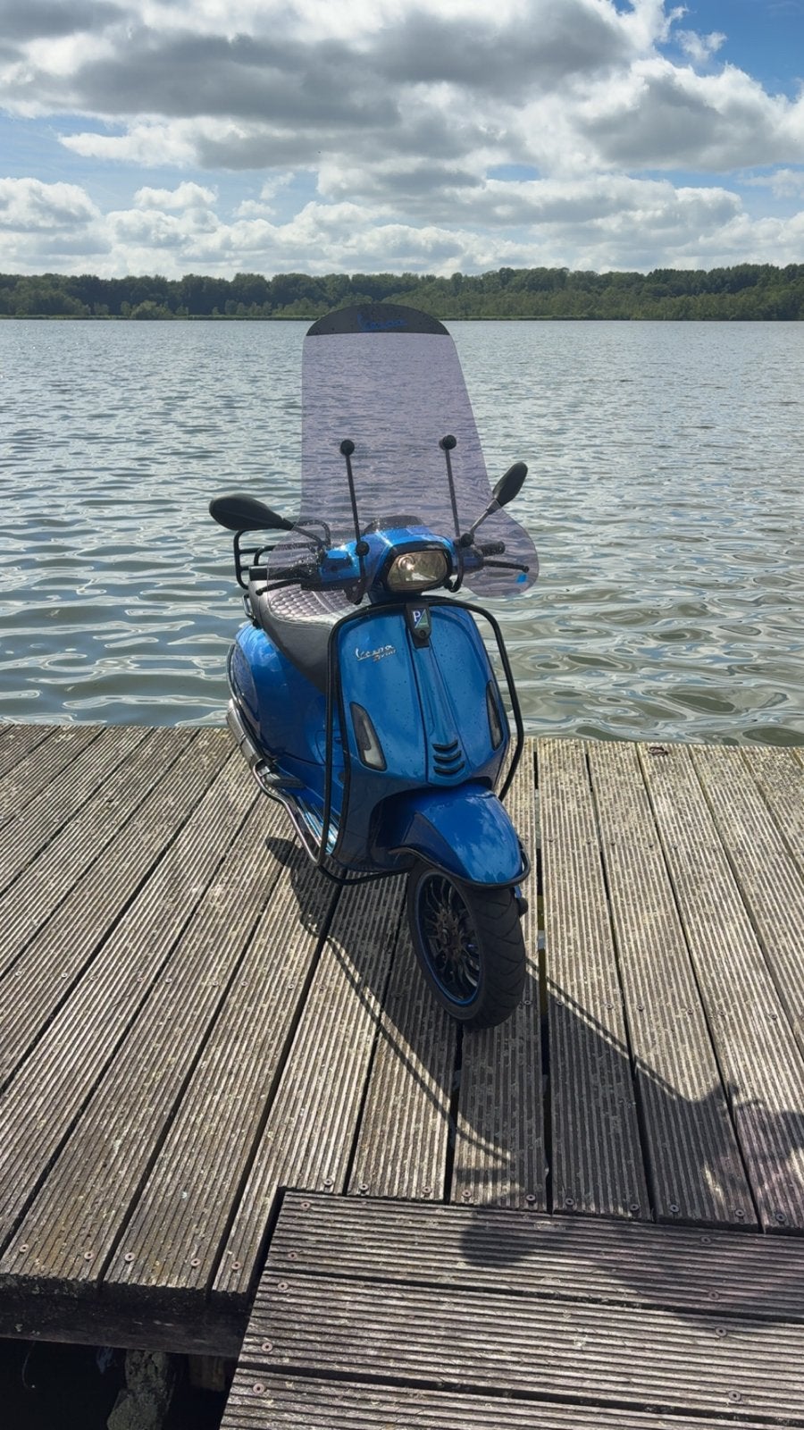 Vespa Sprint 4T3V  Full Option - Blauw, Ophalen of Verzenden, Gebruikt, Benzine, Vespa