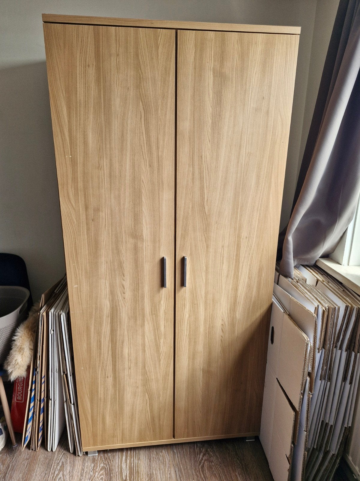 Leuke kast - Hoog 192 cm, Breed 90 cm, Diep 55 cm, Huis en Inrichting, Kasten | Kledingkasten, Ophalen, Met deur(en), Gebruikt