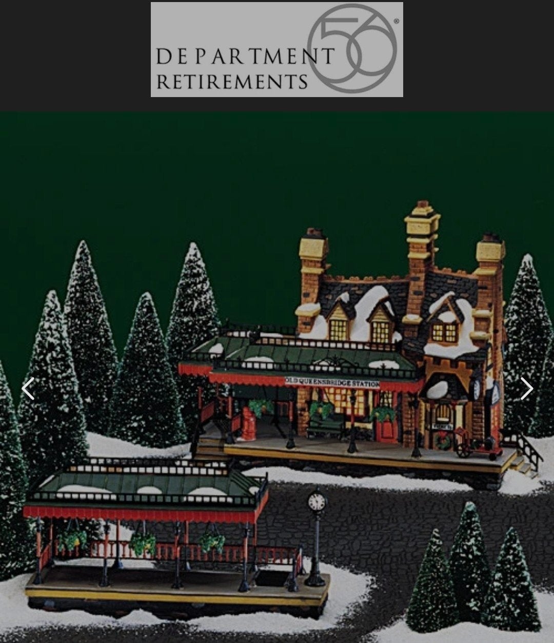 Department 56 Old Queensbridge Station, Diversen, Ophalen of Verzenden, Zo goed als nieuw