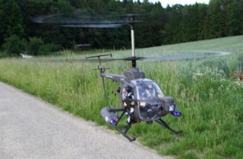Zeer Gedetailleerde Hughes MD500 Defender R/C Helikopter RTF, Ophalen of Verzenden, Nieuw, RTF (Ready to Fly)