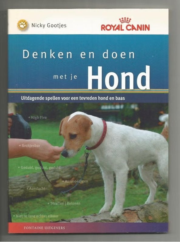 Denken en doen met je hond - Nicky Gootjes, Ophalen of Verzenden, Zo goed als nieuw, Honden