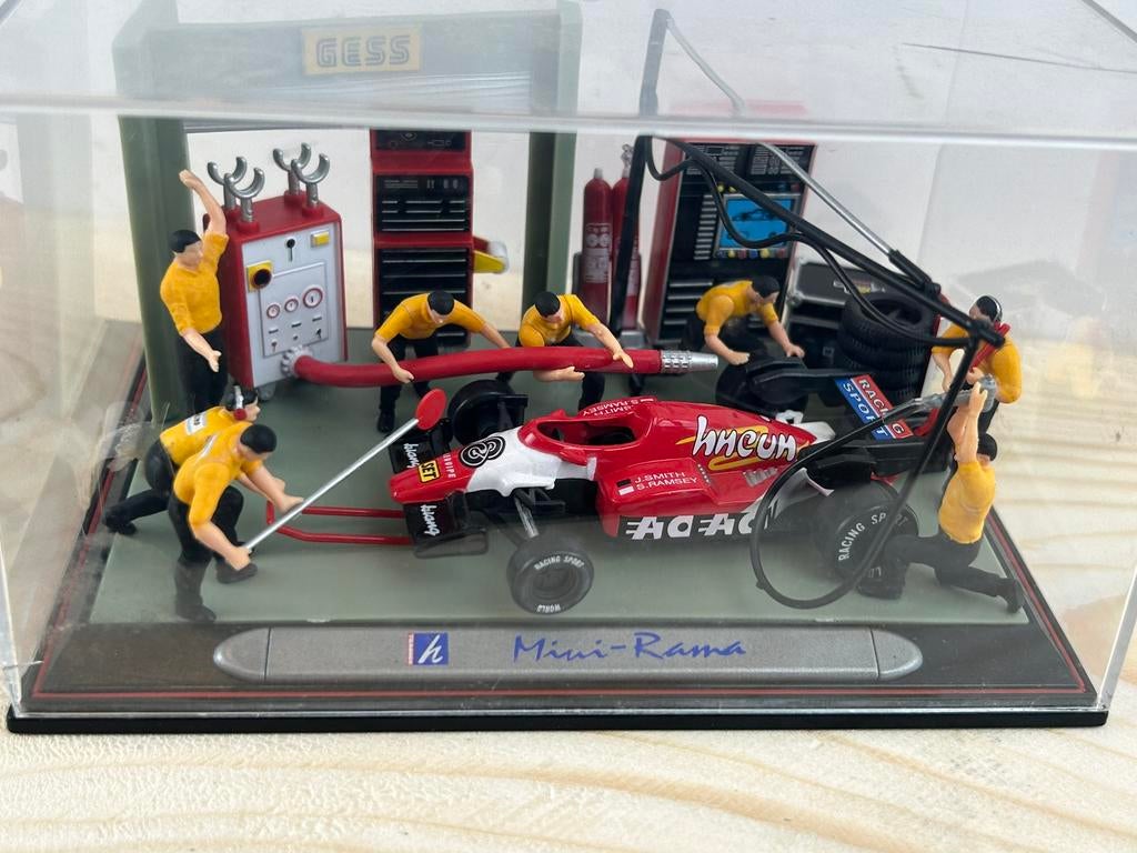 Mini-rama Diorama Formule 1 Racing Pit 52500, Ophalen of Verzenden, Zo goed als nieuw, Auto