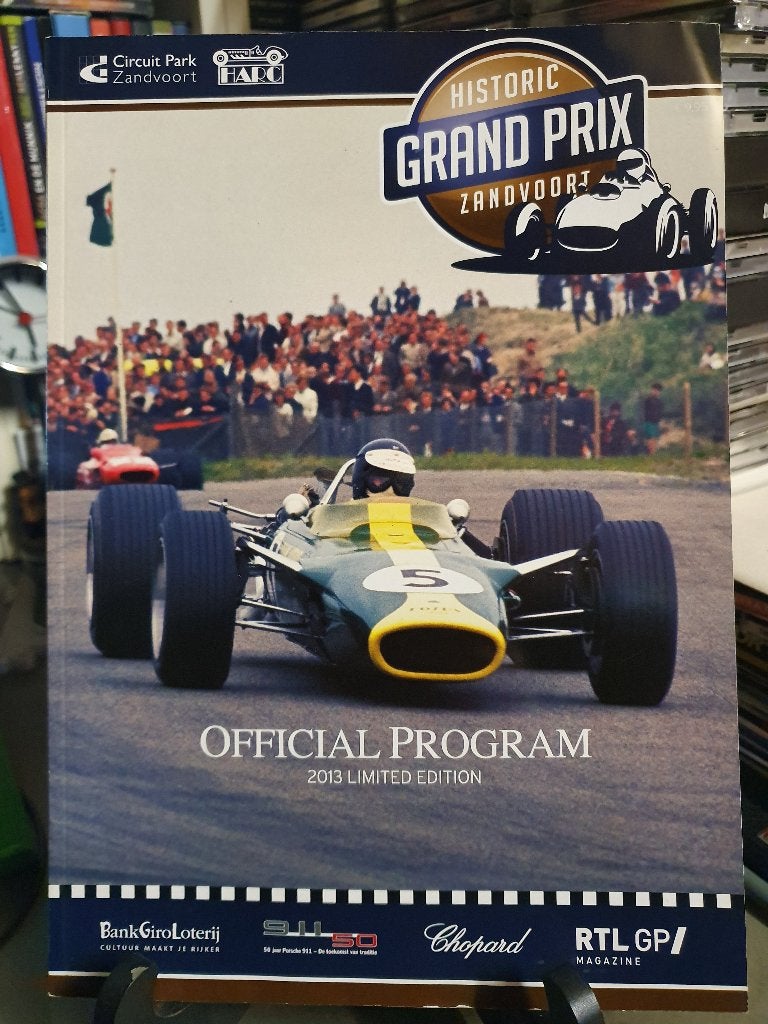 Historic Grand Prix Zandvoort official program 2013 Limited, Ophalen, Zo goed als nieuw, Formule 1