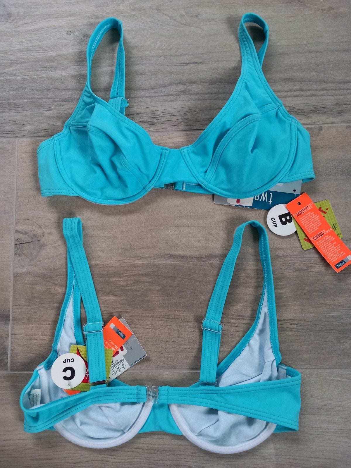 Tweka Bikini Beugeltop. Nieuw. In maat 36C., Kleding | Dames, Overige typen, Blauw, Nieuw, Ophalen of Verzenden