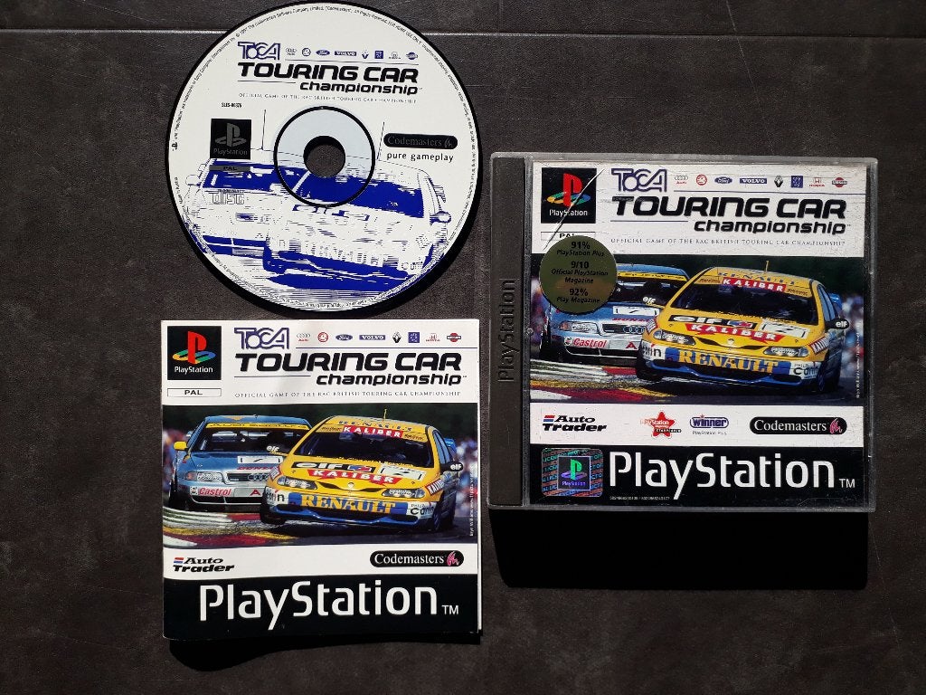 PS1 - ToCa Touring Car Championship - PlayStation 1 Racing, Spelcomputers en Games, Racen en Vliegen, 2 spelers, Ophalen of Verzenden