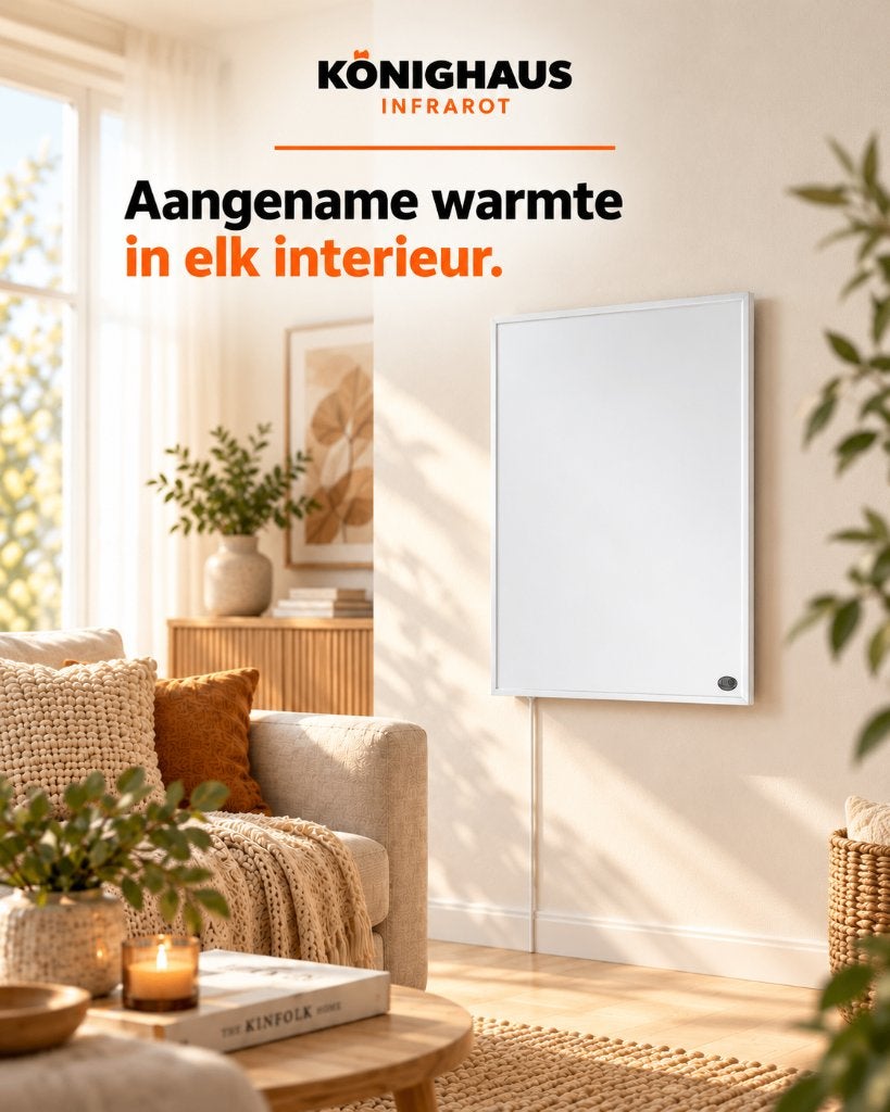 Könighaus infraroodpaneel 300W | Tweede Kans | P-Serie, Doe-het-zelf en Verbouw, Ophalen, 30 tot 80 cm, Radiator, Minder dan 60 cm