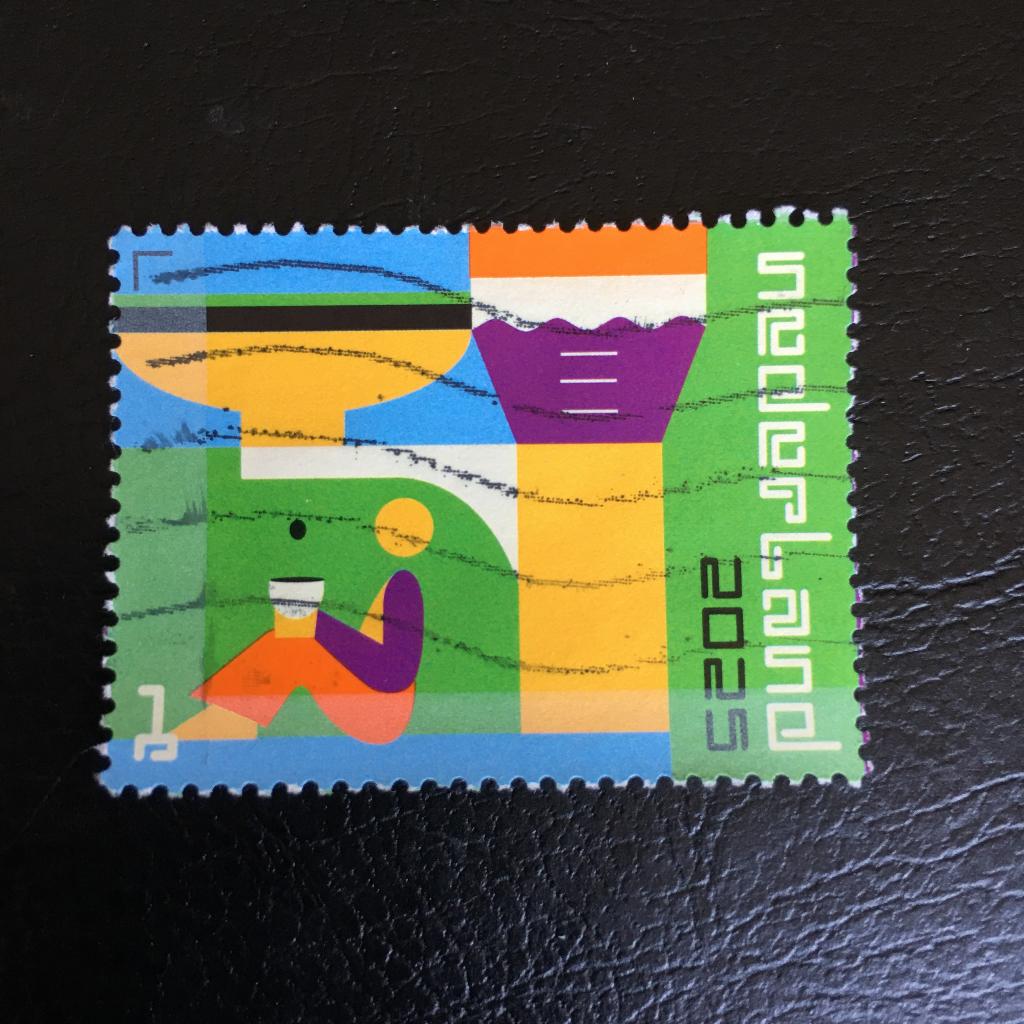 2014 Nederlnd 2025 - Dutch Design - Koffie/thee - gestempeld, Ophalen of Verzenden, Na 1940, Gestempeld