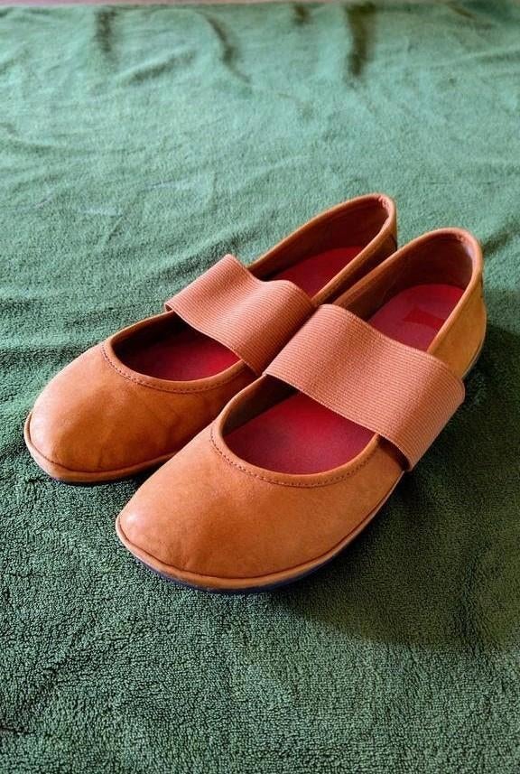 Camper ballerina's Nina maat 41, Bruin, Camper, Zo goed als nieuw, Ballerina's