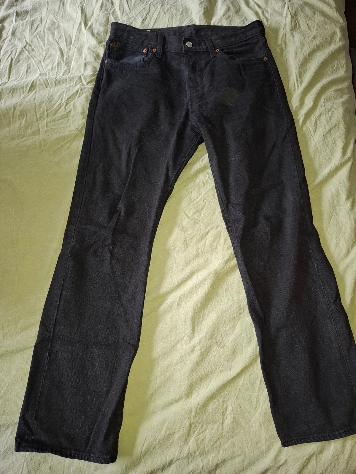 Levi's 501 Jeans Zwart W32 L30, Levi's, Verzenden, Zwart, W32 (confectie 46) of kleiner