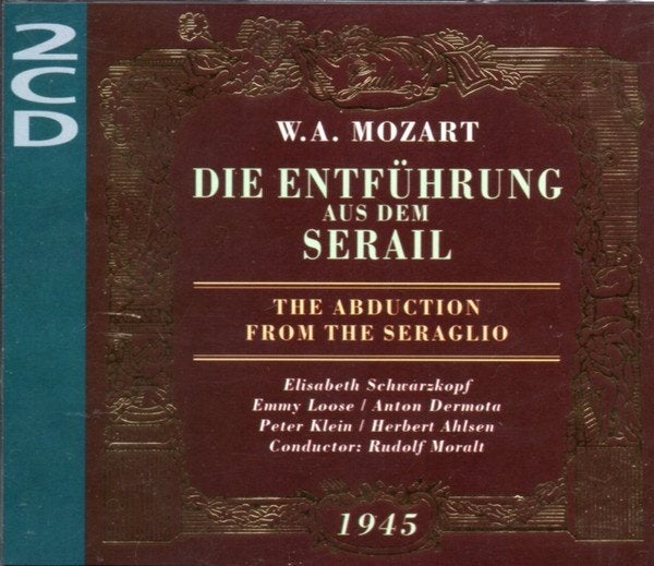 Mozart  Die Entführung Aus Dem Serail Schwarzkopf dubbel CD, Gebruikt, Boxset, Mozart, Opera of Operette