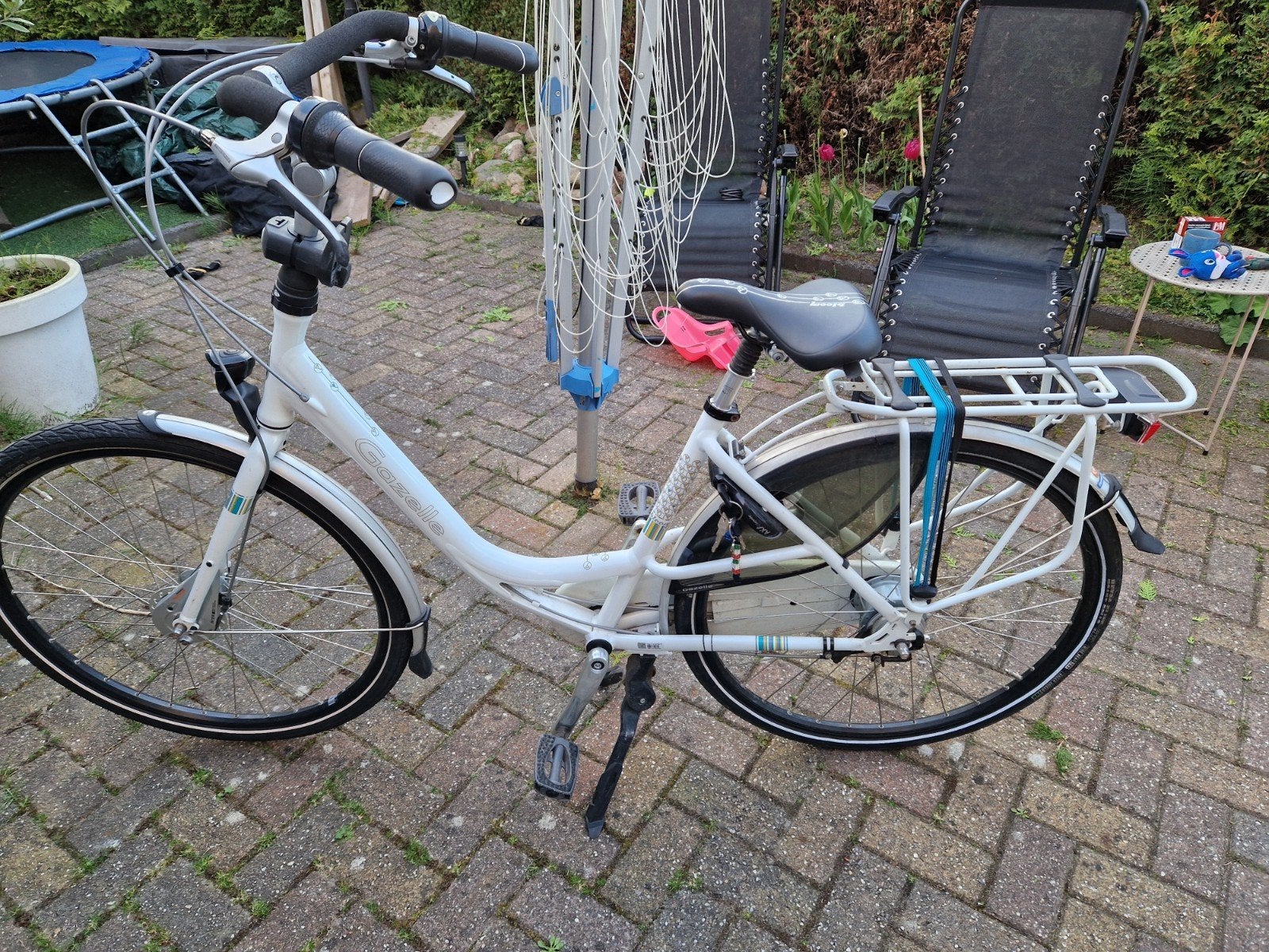 Gazelle Bloom Damesfiets - Zo goed als nieuw, Ophalen, Velgrem, 47 tot 50 cm, Versnellingen