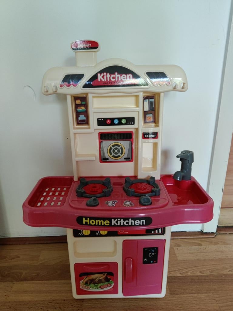 mini speelkeuken, Ophalen