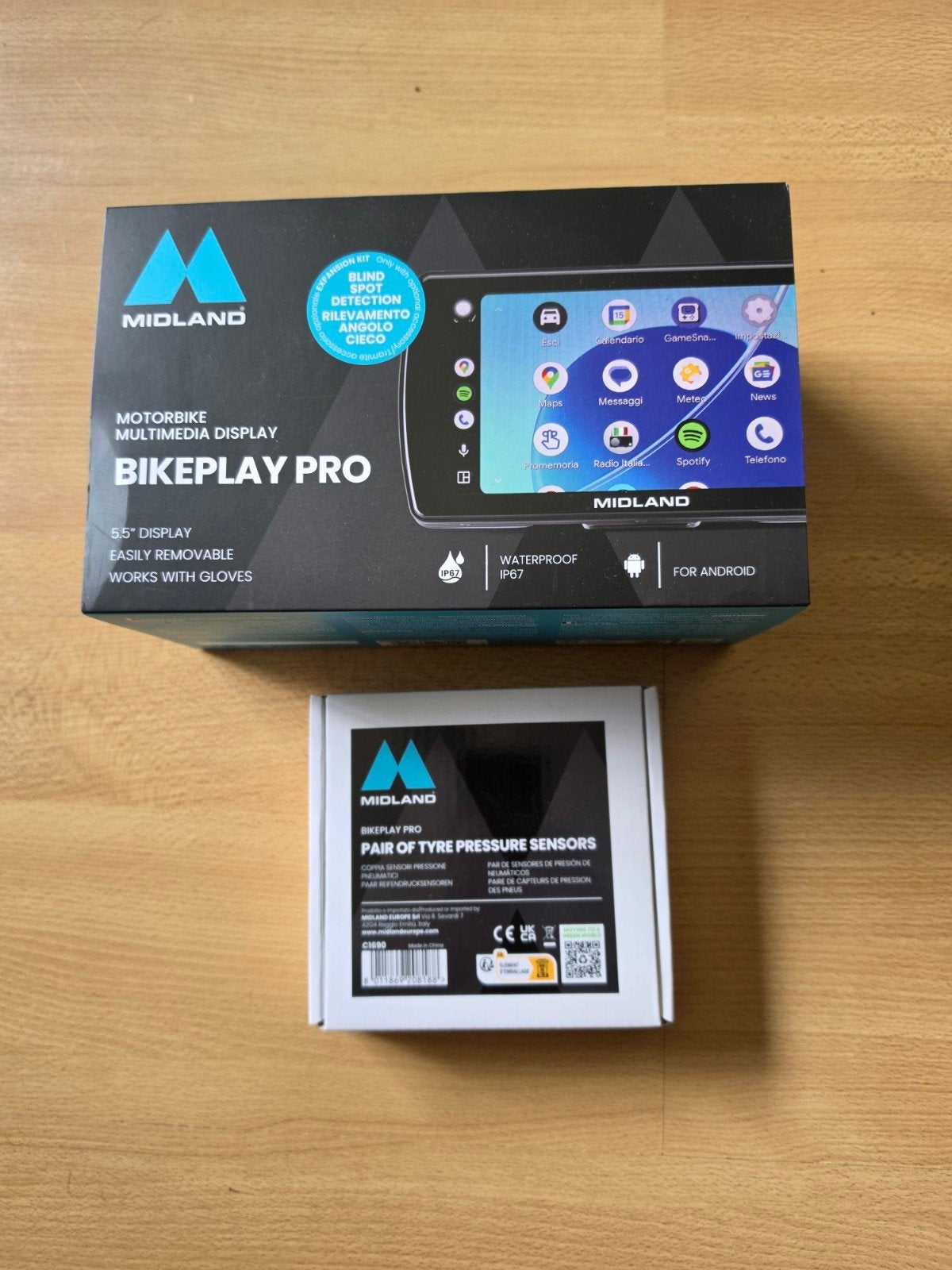 Midland Bikeplay Pro + Bandensensoren - Nieuw in doos, Ophalen of Verzenden, Zo goed als nieuw
