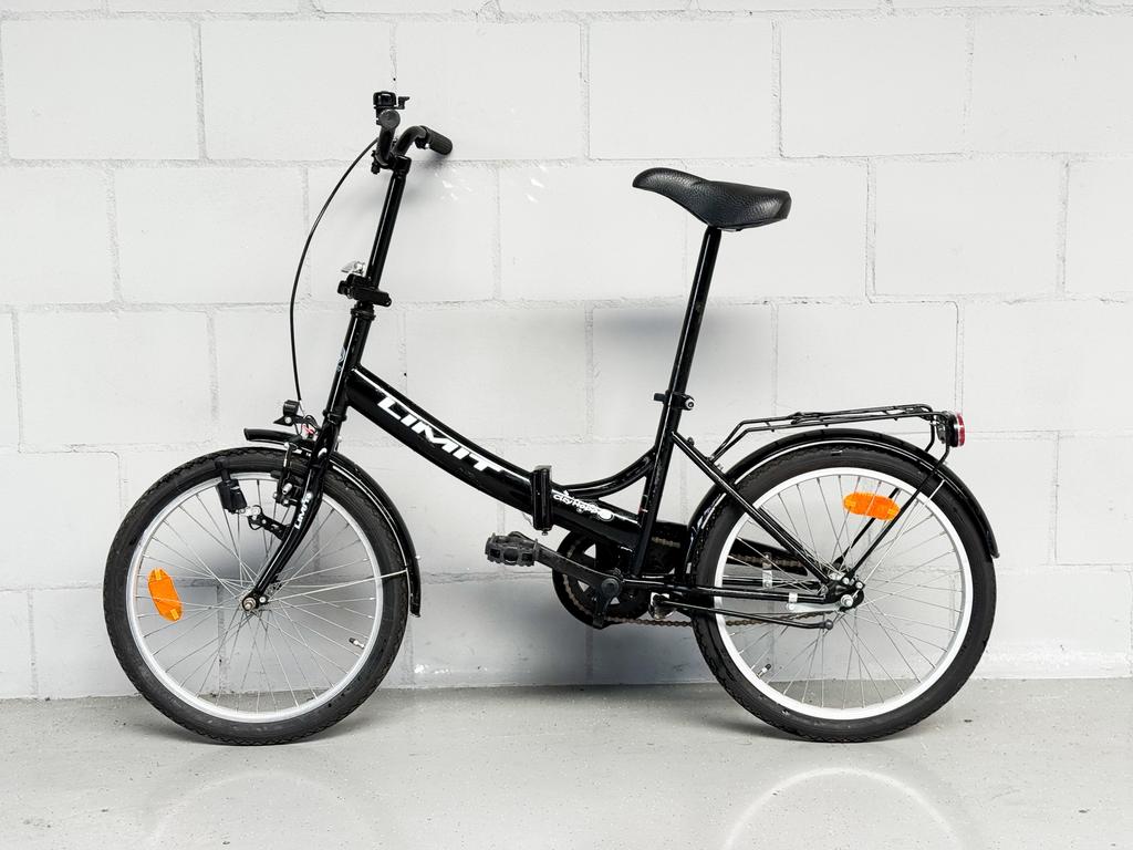 LIMIT Vouwfiets Folding Bike 20 Inch Zwart Bijna Nieuw, Fietsen en Brommers, Zo goed als nieuw, Totaal opvouwbaar, Ophalen, Overige merken