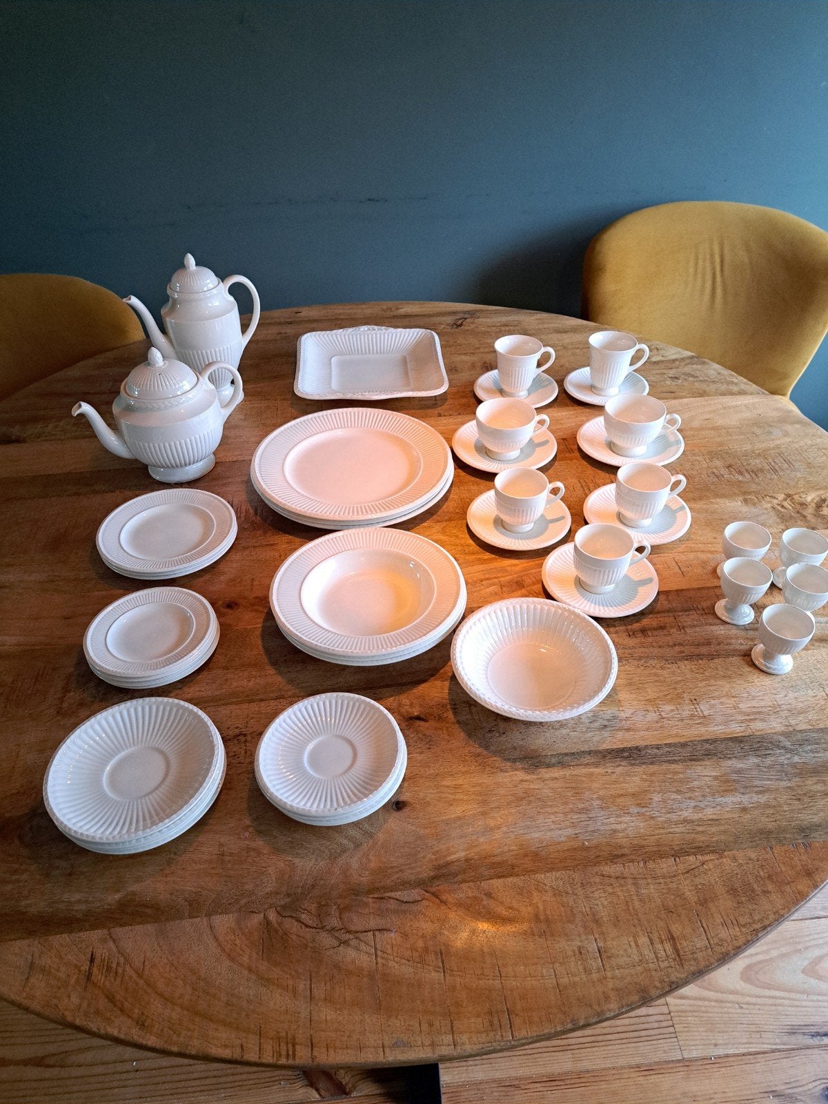 Wedgwood Barlaston servies set, Ophalen