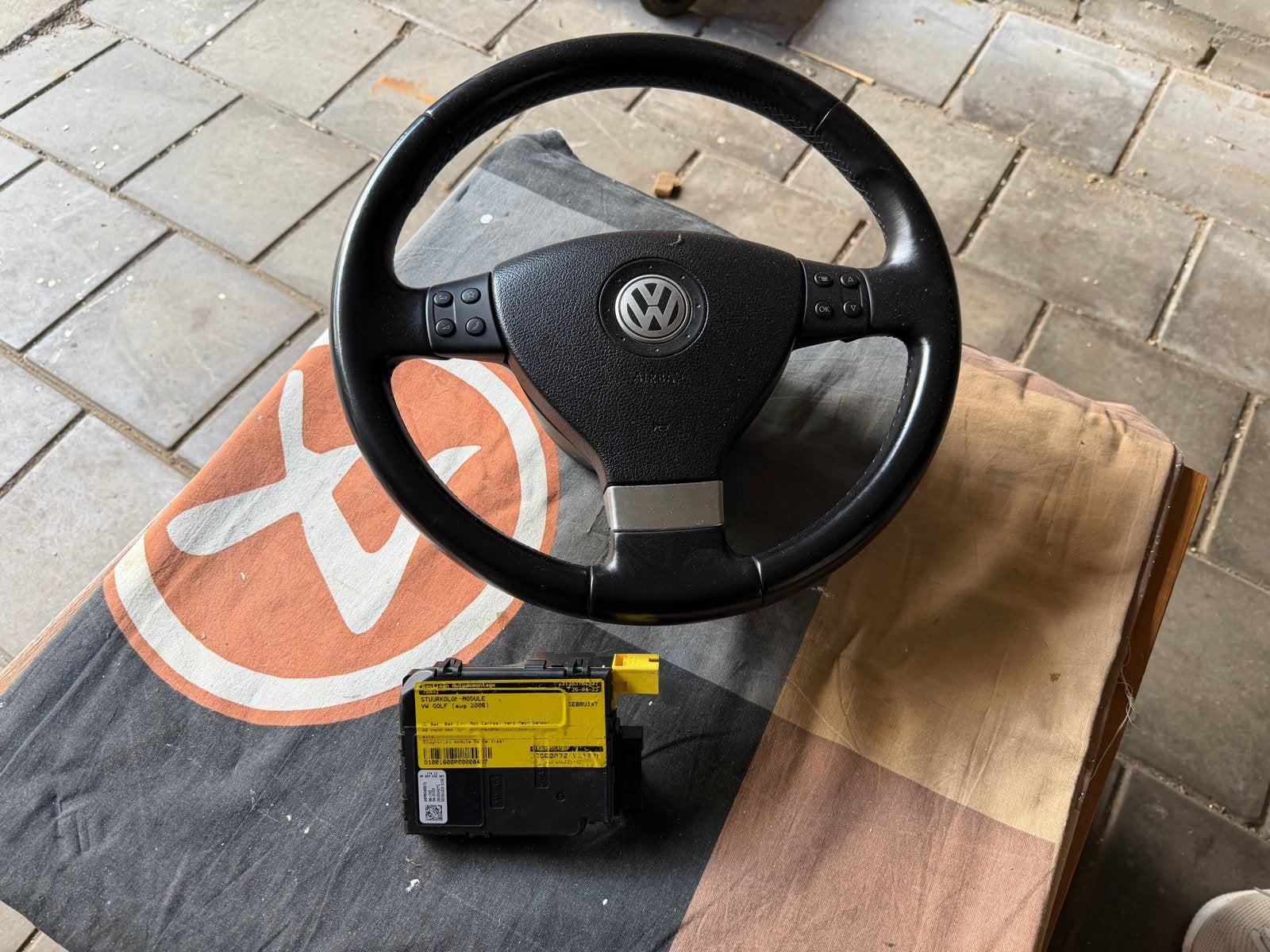 Multifunctioneel Stuurwiel VW Golf 5/6 Variant met Module, Ophalen, Gebruikt, Volkswagen