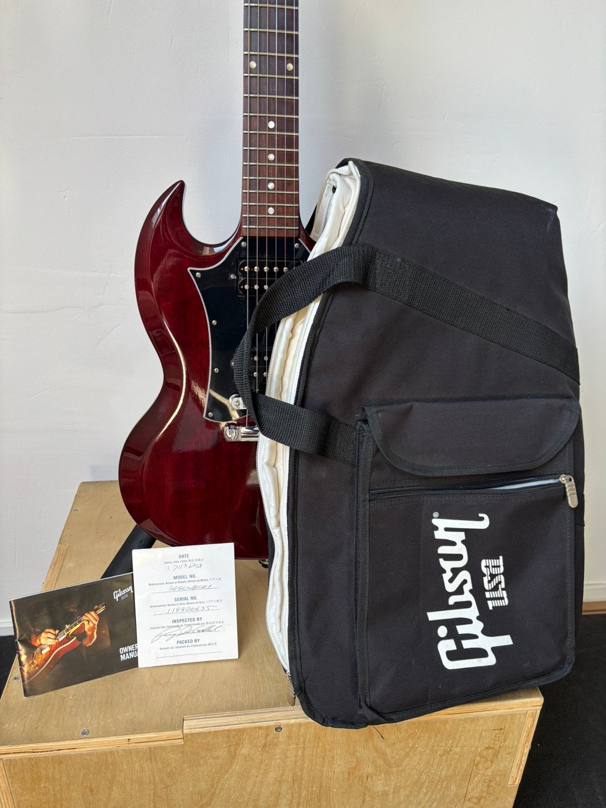 Gibson SG special dark cherry/wine red 2012, Ophalen, Zo goed als nieuw, Solid body, Gibson