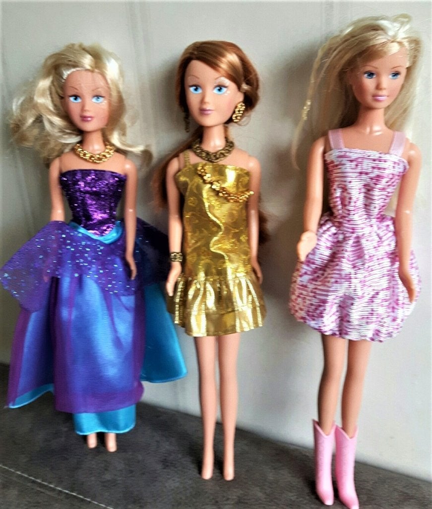 3 Simba poppen in Galakleding, Ophalen of Verzenden, Zo goed als nieuw, Barbie