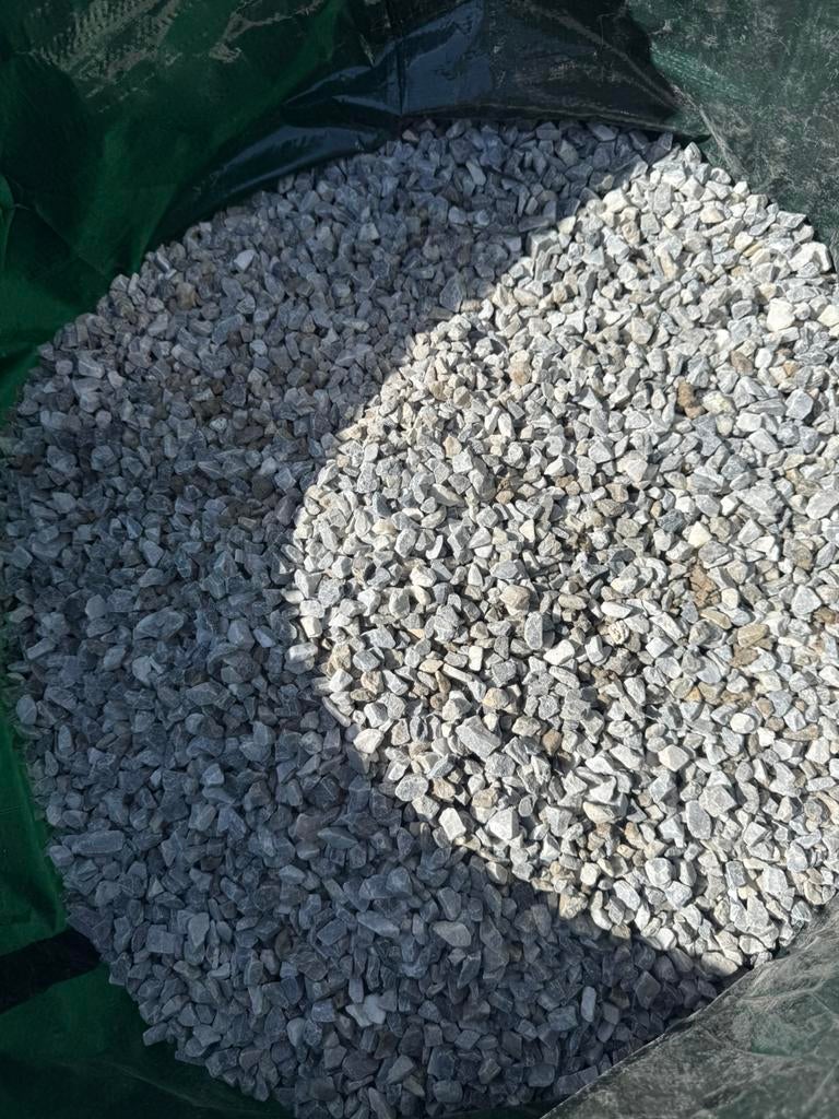 Grind stenen tuin gratis, Ophalen, Gebruikt, Grijs, Grind