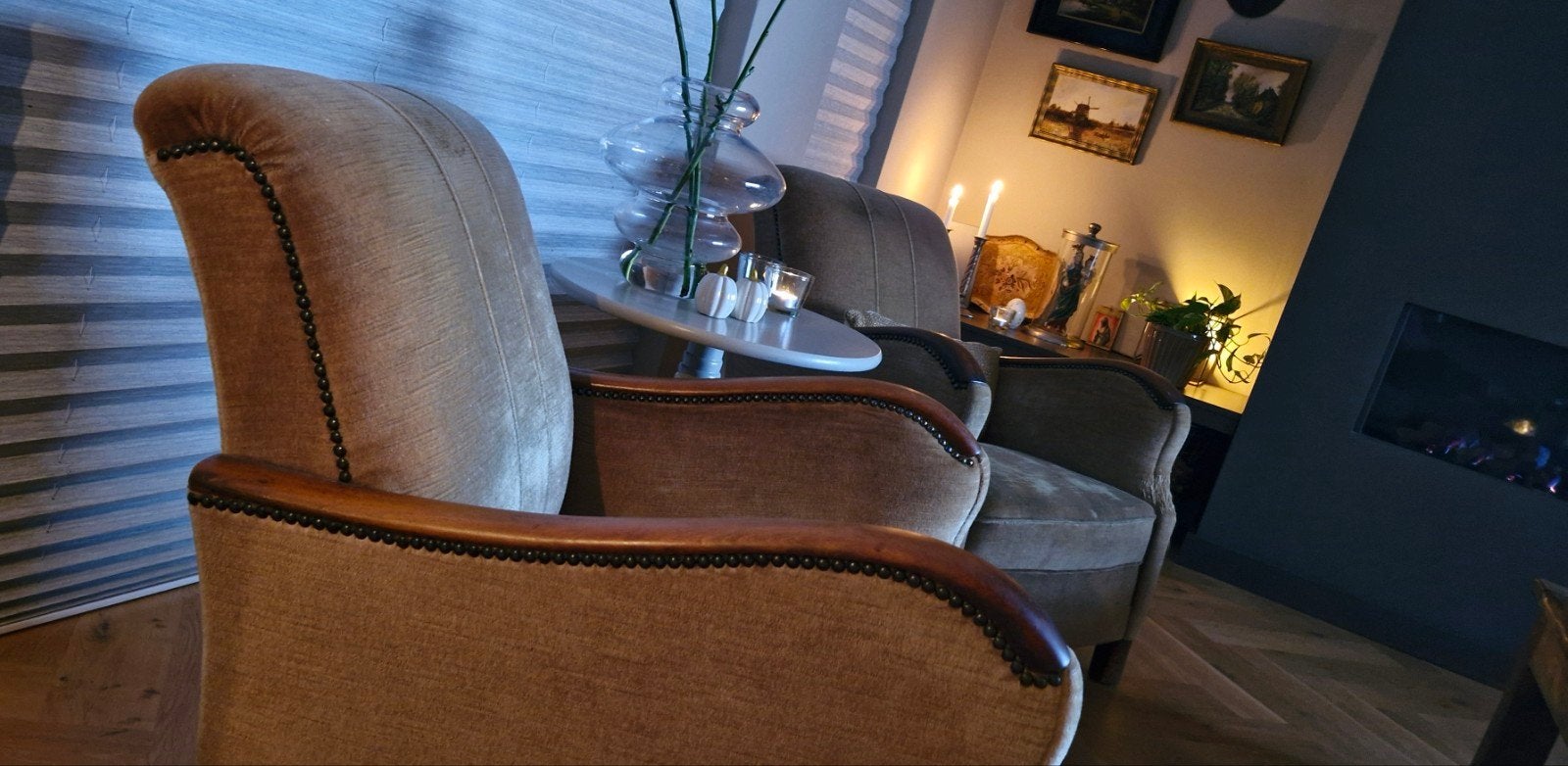 Vintage Art Deco fauteuils, Antiek en Kunst, Ophalen