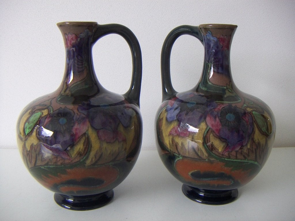 Zuid Holland Gouda plateel keramiek kannen jr.ca.1905., Antiek en Kunst, Ophalen of Verzenden
