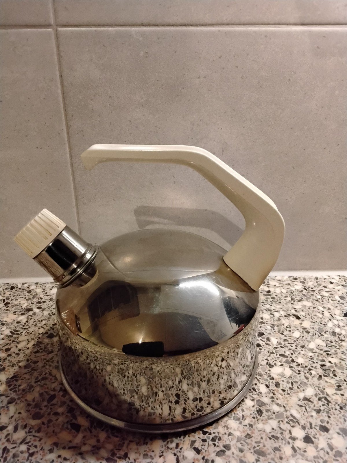 RVS  Fluitketel, Theepot/fluitketel, Ophalen of Verzenden, Zo goed als nieuw, Metaal