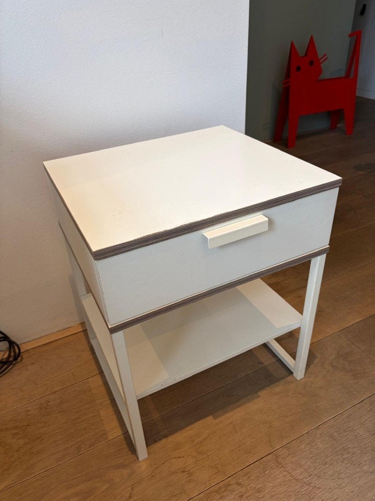 bijzetkastje nachtkastje printerkastje, Ophalen, Gebruikt, Minder dan 45 cm, 55 tot 70 cm