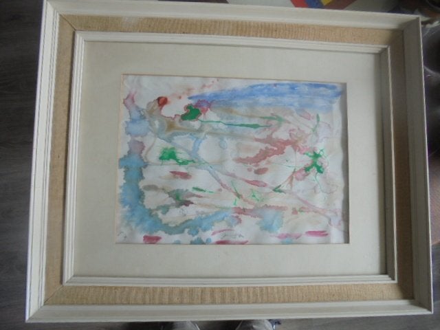 De Ploeg - Jan Jordens - Schiermonnikoog 1957, Ophalen, Overige technieken, Abstract